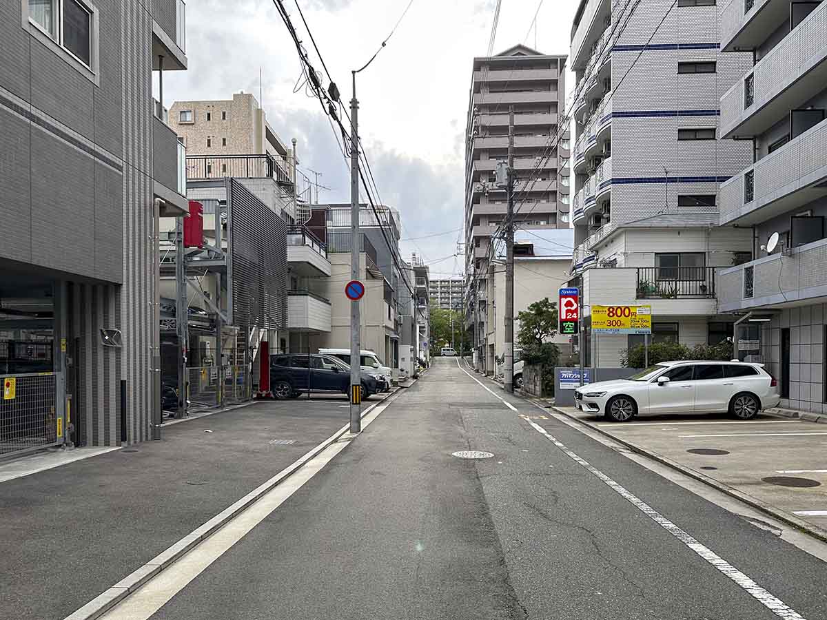 Hiroshima Japan residential street