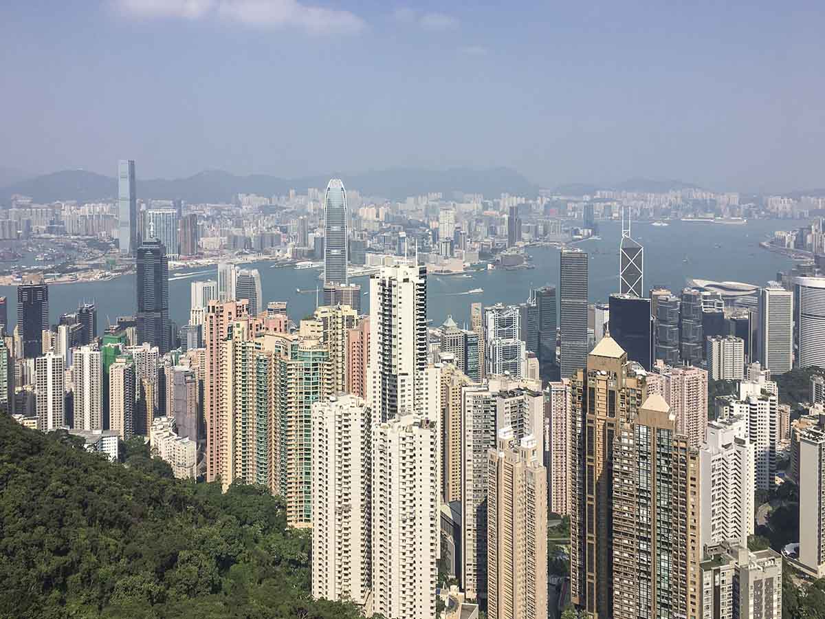 View of Hong Kong from Victoria peak