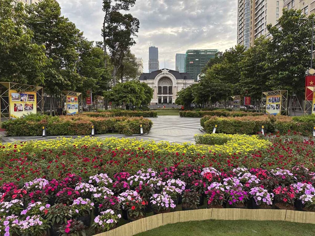 Ho Chi Minh City central garden